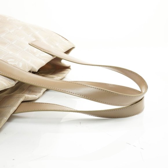 Auth Chanel Travel Line Tote Bag Nylon #26990C12 - Picture 5 of 14